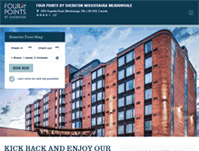 Tablet Screenshot of fourpointsmississaugameadowvale.com